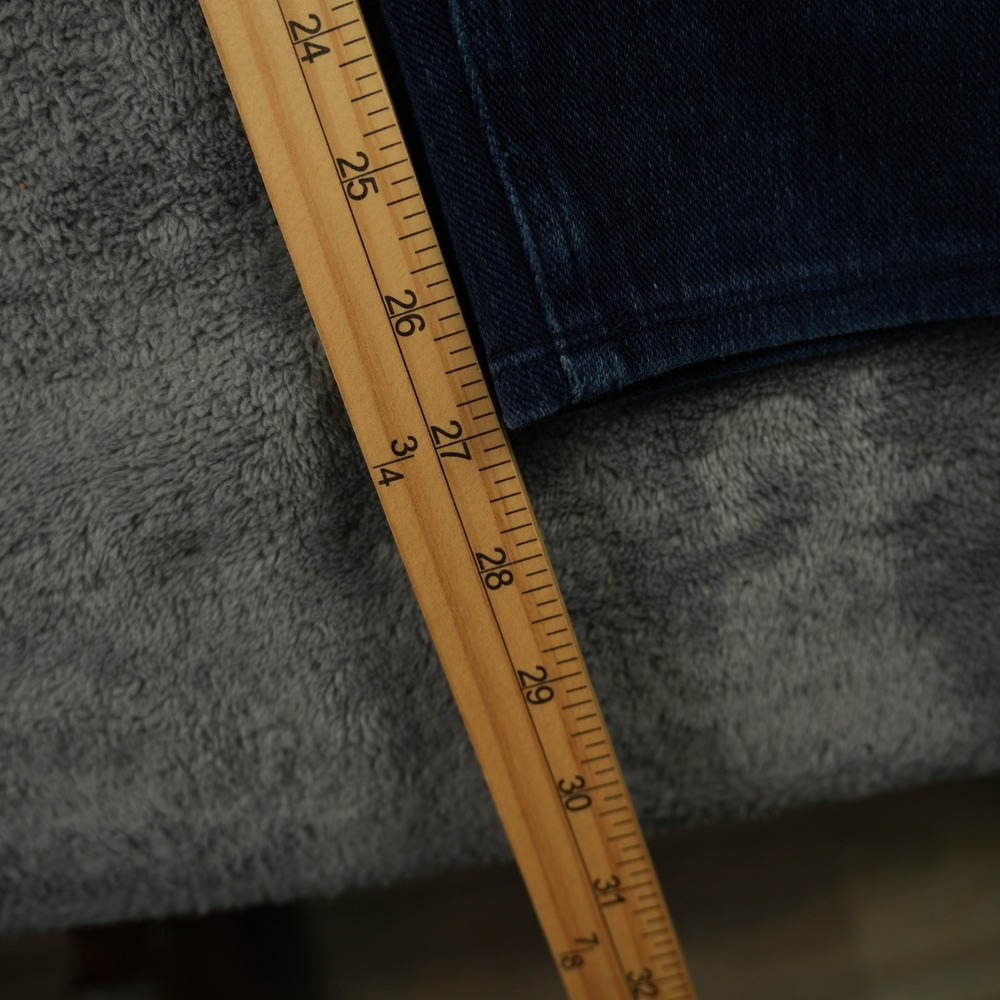 Spanx Jean-ish Ankle Leggings Women XL Dark Blue Denim Jeggings Stretch - Picture 8 of 11
